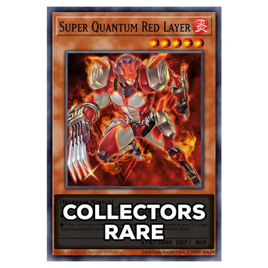 Super Quantum Red Layer RA05-EN008 card from the Yu-Gi-Oh! set Rarity Collection 5