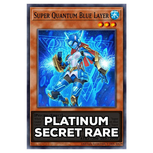 Super Quantum Blue Layer RA05-EN009 card from the Yu-Gi-Oh! set Rarity Collection 5