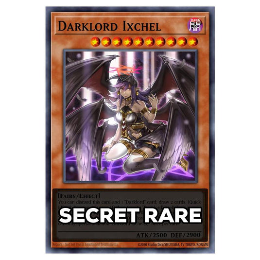 Darklord Ixchel RA05-EN010 card from the Yu-Gi-Oh! set Rarity Collection 5