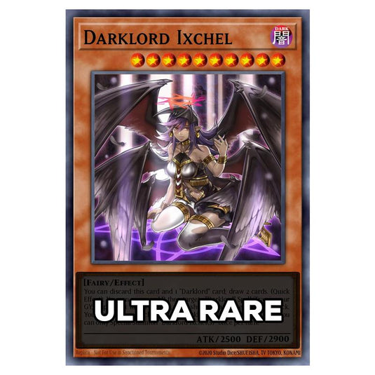 Darklord Ixchel RA05-EN010 card from the Yu-Gi-Oh! set Rarity Collection 5