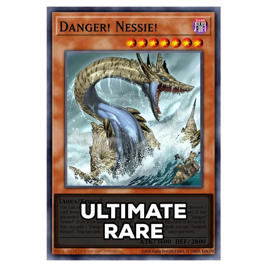 Danger! Nessie! RA05-EN012 card from the Yu-Gi-Oh! set Rarity Collection 5