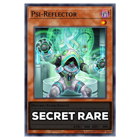 Psi-Reflector RA05-EN013 card from the Yu-Gi-Oh! set Rarity Collection 5