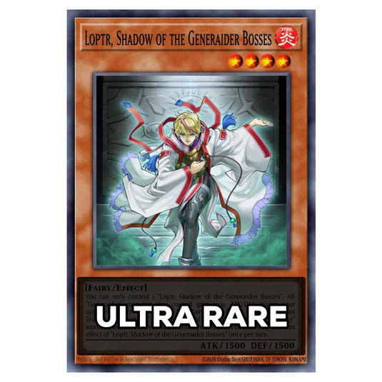 Loptr, Shadow of the Generaider Bosses RA05-EN016 card from the Yu-Gi-Oh! set Rarity Collection 5