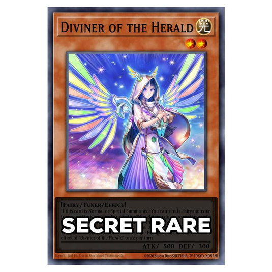 Diviner of the Herald RA05-EN017 card from the Yu-Gi-Oh! set Rarity Collection 5