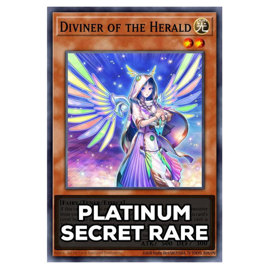 Diviner of the Herald RA05-EN017 card from the Yu-Gi-Oh! set Rarity Collection 5