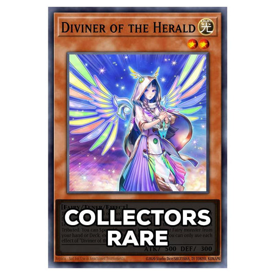 Diviner of the Herald RA05-EN017 card from the Yu-Gi-Oh! set Rarity Collection 5