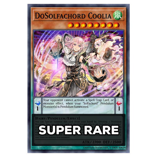 DoSolfachord Coolia RA05-EN018 card from the Yu-Gi-Oh! set Rarity Collection 5
