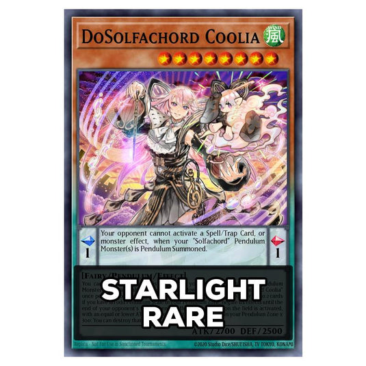 DoSolfachord Coolia RA05-EN018 card from the Yu-Gi-Oh! set Rarity Collection 5