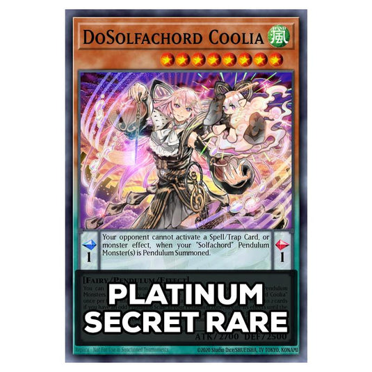 DoSolfachord Coolia RA05-EN018 card from the Yu-Gi-Oh! set Rarity Collection 5