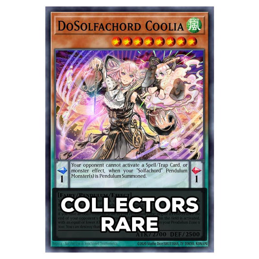 DoSolfachord Coolia RA05-EN018 card from the Yu-Gi-Oh! set Rarity Collection 5