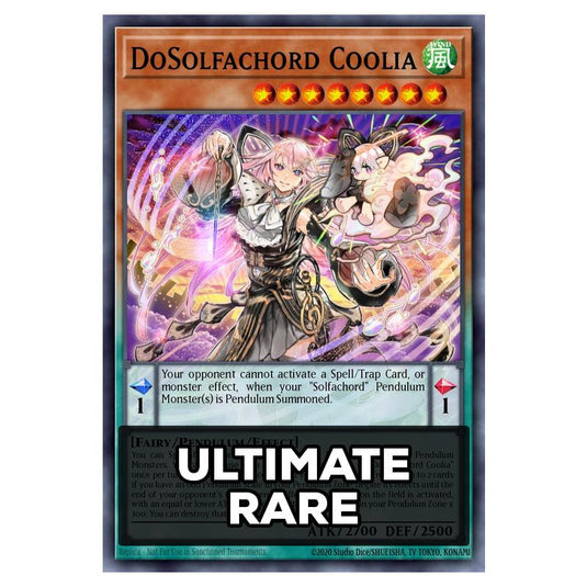 DoSolfachord Coolia RA05-EN018 card from the Yu-Gi-Oh! set Rarity Collection 5