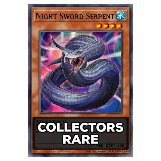 Night Sword Serpent RA05-EN020 card from the Yu-Gi-Oh! set Rarity Collection 5