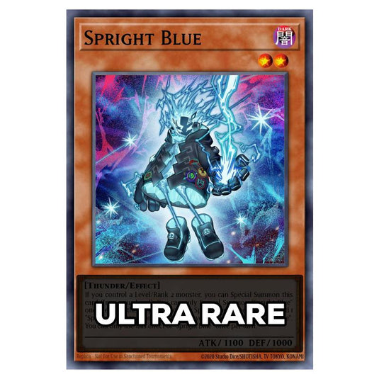 Spright Blue RA05-EN021 card from the Yu-Gi-Oh! set Rarity Collection 5
