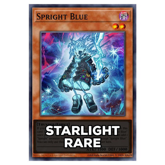 Spright Blue RA05-EN021 card from the Yu-Gi-Oh! set Rarity Collection 5