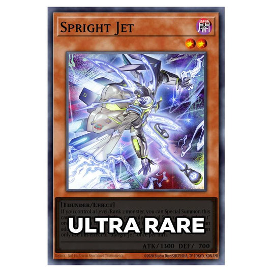 Spright Jet RA05-EN022 card from the Yu-Gi-Oh! set Rarity Collection 5