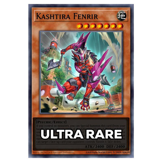 Kashtira Fenrir RA05-EN024 card from the Yu-Gi-Oh! set Rarity Collection 5