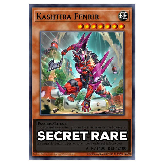 Kashtira Fenrir RA05-EN024 card from the Yu-Gi-Oh! set Rarity Collection 5