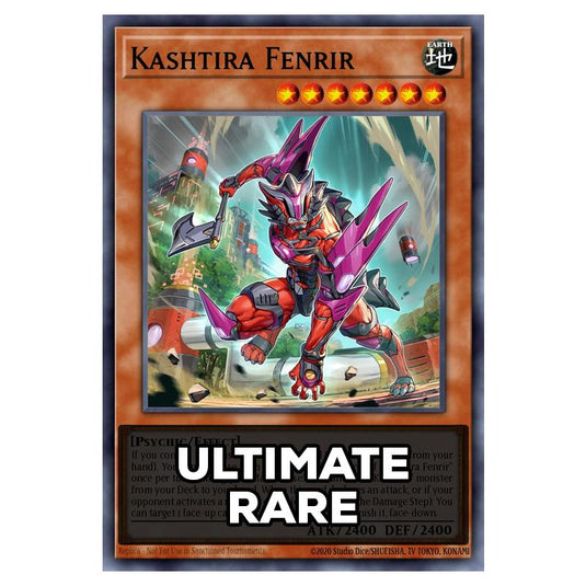 Kashtira Fenrir RA05-EN024 card from the Yu-Gi-Oh! set Rarity Collection 5