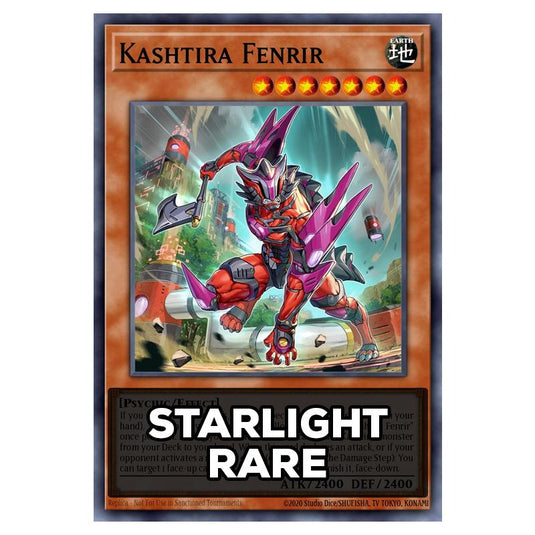 Kashtira Fenrir RA05-EN024 card from the Yu-Gi-Oh! set Rarity Collection 5