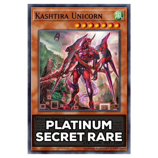 Kashtira Unicorn RA05-EN025 card from the Yu-Gi-Oh! set Rarity Collection 5