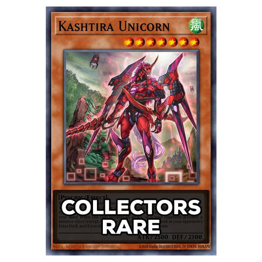 Kashtira Unicorn RA05-EN025 card from the Yu-Gi-Oh! set Rarity Collection 5