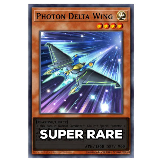 Photon Delta Wing RA05-EN026 card from the Yu-Gi-Oh! set Rarity Collection 5