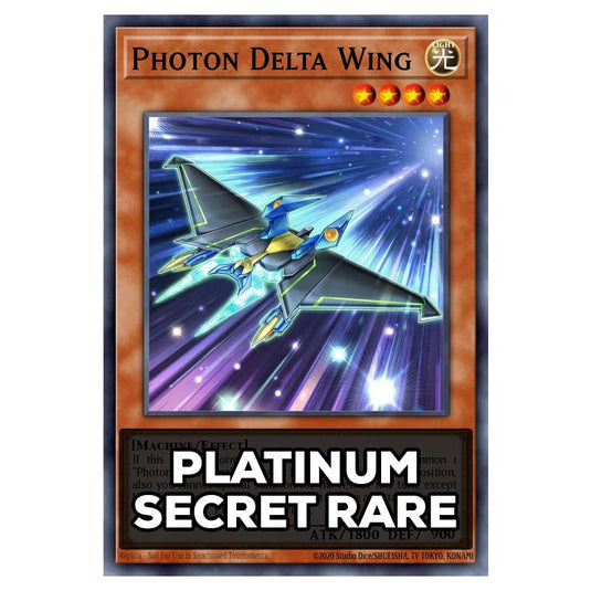 Photon Delta Wing RA05-EN026 card from the Yu-Gi-Oh! set Rarity Collection 5