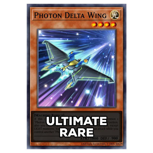 Photon Delta Wing RA05-EN026 card from the Yu-Gi-Oh! set Rarity Collection 5