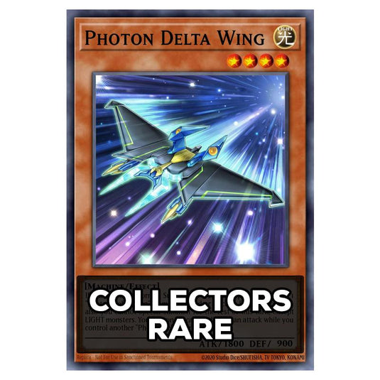 Photon Delta Wing RA05-EN026 card from the Yu-Gi-Oh! set Rarity Collection 5