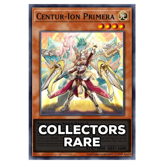 Centur-Ion Primera RA05-EN030 card from the Yu-Gi-Oh! set Rarity Collection 5