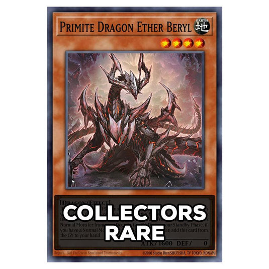 Primite Dragon Ether Beryl RA05-EN033 card from the Yu-Gi-Oh! set Rarity Collection 5