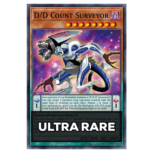 D/D Count Surveyor RA05-EN034 card from the Yu-Gi-Oh! set Rarity Collection 5