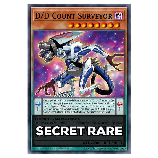 D/D Count Surveyor RA05-EN034 card from the Yu-Gi-Oh! set Rarity Collection 5