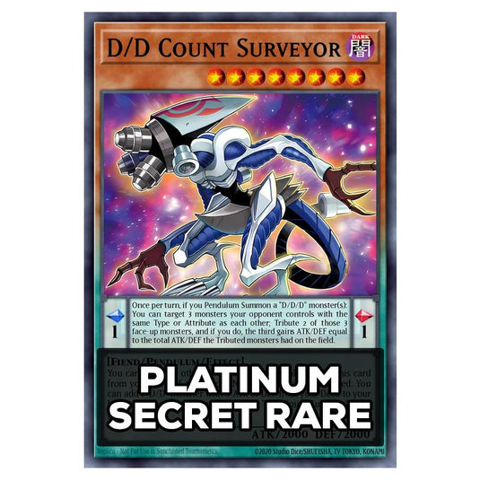 D/D Count Surveyor RA05-EN034 card from the Yu-Gi-Oh! set Rarity Collection 5