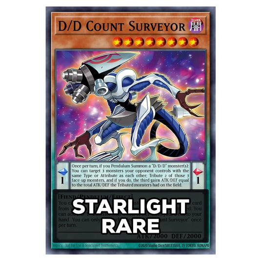 D/D Count Surveyor RA05-EN034 card from the Yu-Gi-Oh! set Rarity Collection 5
