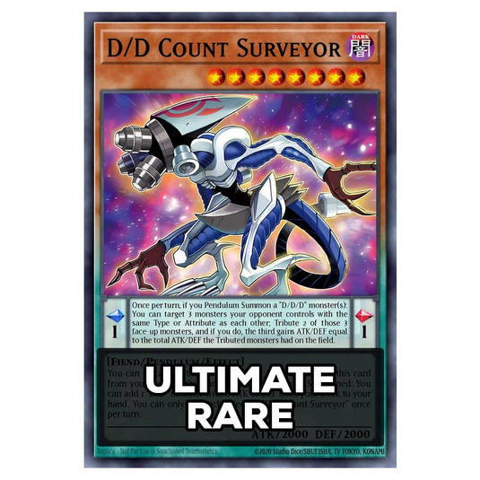 D/D Count Surveyor RA05-EN034 card from the Yu-Gi-Oh! set Rarity Collection 5