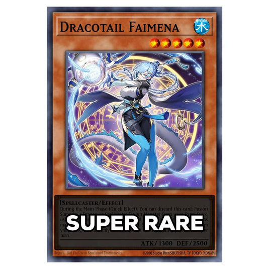 Dracotail Faimena RA05-EN035 card from the Yu-Gi-Oh! set Rarity Collection 5