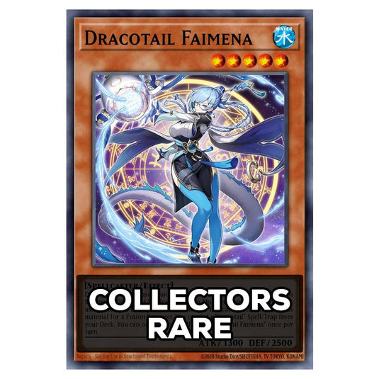 Dracotail Faimena RA05-EN035 card from the Yu-Gi-Oh! set Rarity Collection 5