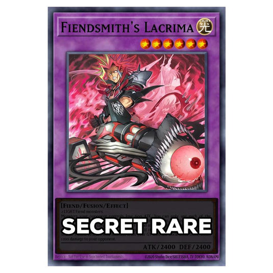 Fiendsmith's Lacrima RA05-EN038 card from the Yu-Gi-Oh! set Rarity Collection 5
