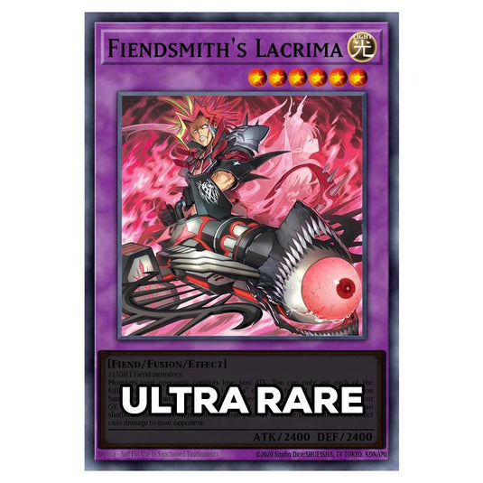 Fiendsmith's Lacrima RA05-EN038 card from the Yu-Gi-Oh! set Rarity Collection 5