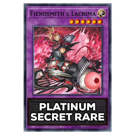 Fiendsmith's Lacrima RA05-EN038 card from the Yu-Gi-Oh! set Rarity Collection 5