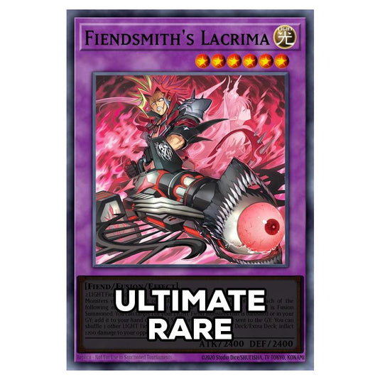 Fiendsmith's Lacrima RA05-EN038 card from the Yu-Gi-Oh! set Rarity Collection 5