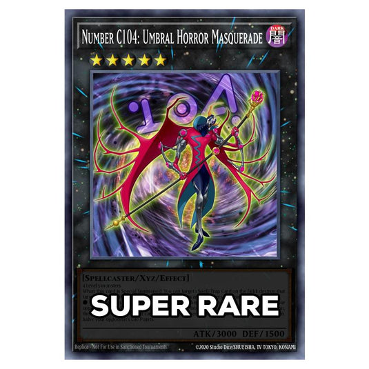 Number C104: Umbral Horror Masquerade RA05-EN046 card from the Yu-Gi-Oh! set Rarity Collection 5