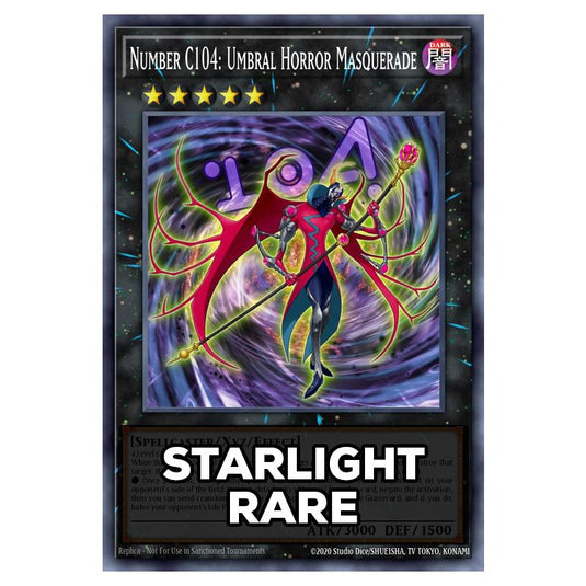Number C104: Umbral Horror Masquerade RA05-EN046 card from the Yu-Gi-Oh! set Rarity Collection 5