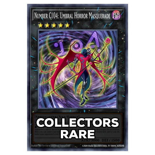 Number C104: Umbral Horror Masquerade RA05-EN046 card from the Yu-Gi-Oh! set Rarity Collection 5