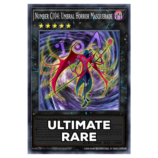 Number C104: Umbral Horror Masquerade RA05-EN046 card from the Yu-Gi-Oh! set Rarity Collection 5