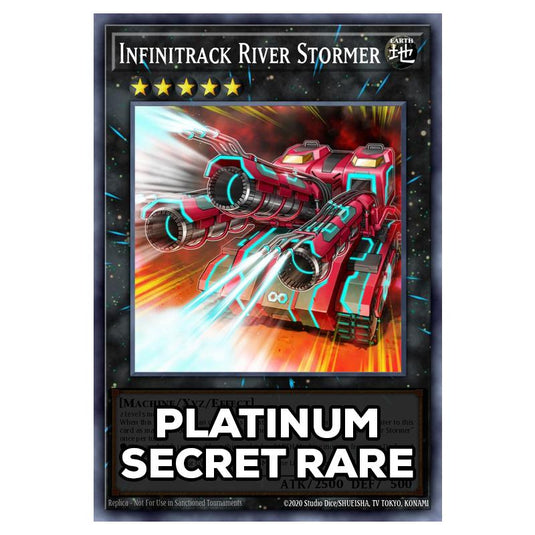 Infinitrack River Stormer RA05-EN049 card from the Yu-Gi-Oh! set Rarity Collection 5
