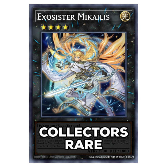 Exosister Mikailis RA05-EN050 card from the Yu-Gi-Oh! set Rarity Collection 5