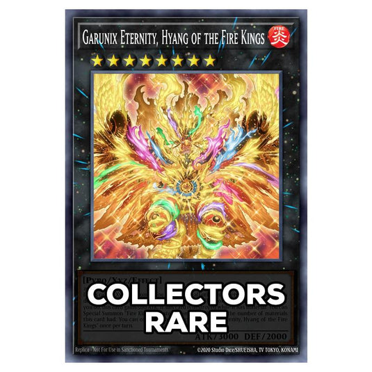 Garunix Eternity, Hyang of the Fire Kings RA05-EN052 card from the Yu-Gi-Oh! set Rarity Collection 5