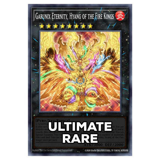 Garunix Eternity, Hyang of the Fire Kings RA05-EN052 card from the Yu-Gi-Oh! set Rarity Collection 5